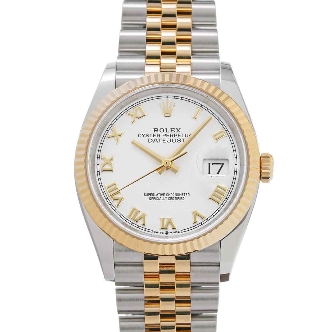 ROLEX(ロレックス)の中古 ロレックス ROLEX 126233 ランダムシリアル ホワイト メンズ 腕時計 メンズの時計(腕時計(アナログ))の商品写真