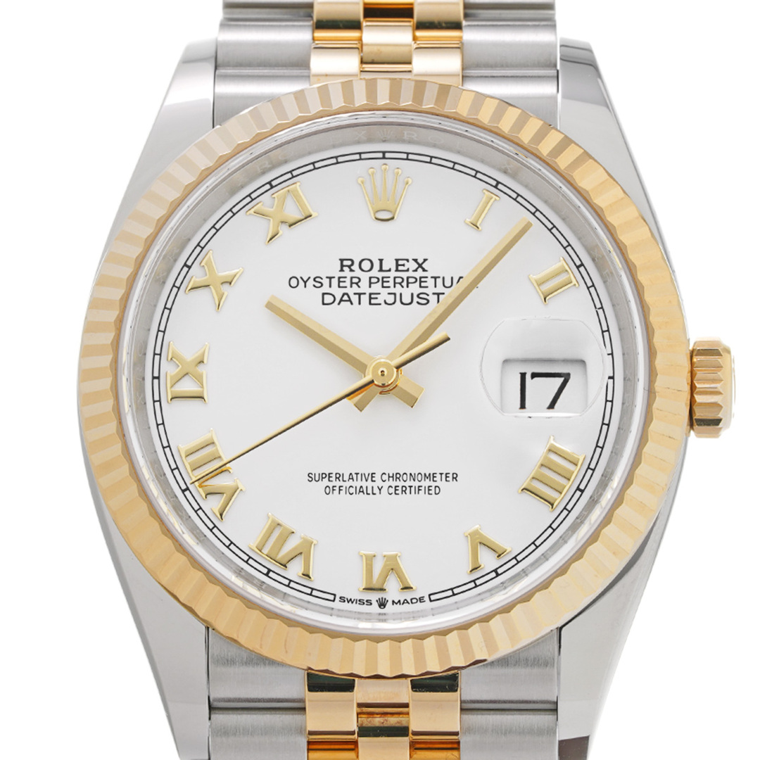 ROLEX(ロレックス)の中古 ロレックス ROLEX 126233 ランダムシリアル ホワイト メンズ 腕時計 メンズの時計(腕時計(アナログ))の商品写真