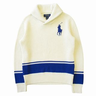 ポロラルフローレン(POLO RALPH LAUREN)の未使用 ポロ ラルフローレン ショールカラー ニット セーター カットソー M(ニット/セーター)