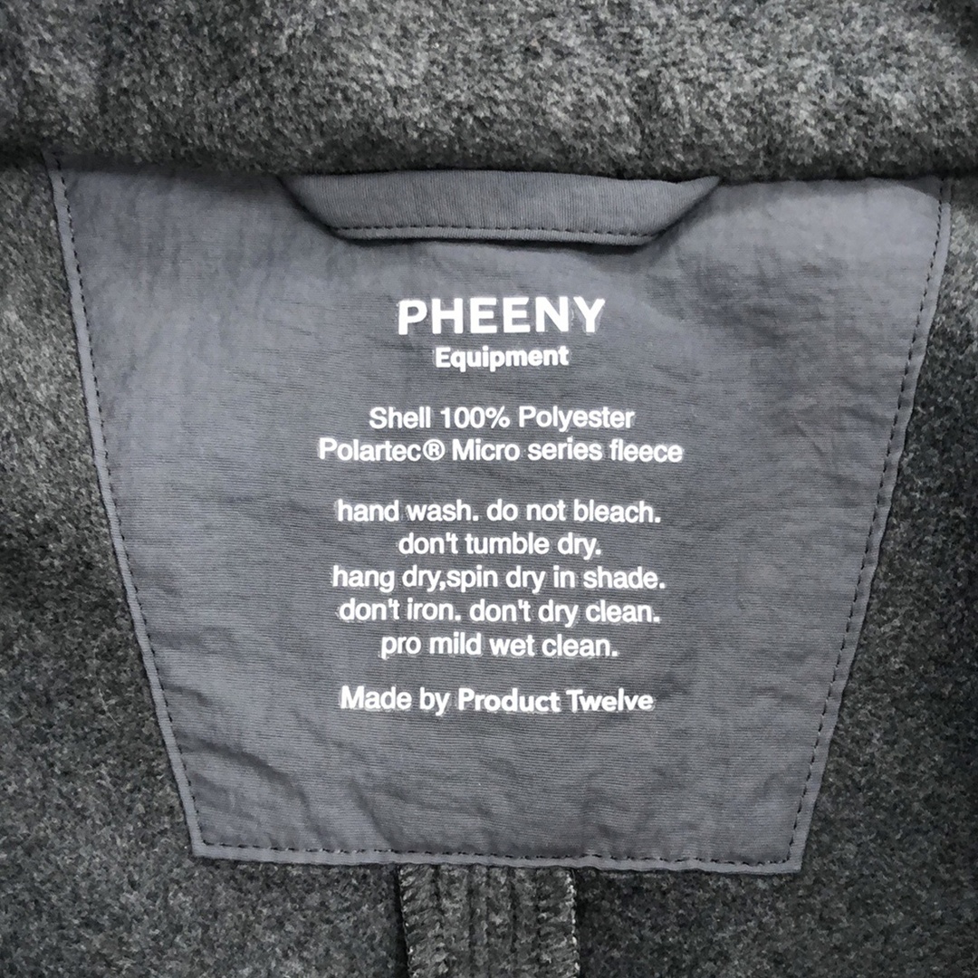 PHEENY(フィーニー)のPHEENY×PRODUCT TWELVE フィーニー×プロダクトトゥエルブ 23AW POLARTEC FLEECE PULLOVER フリースプルオーバー PA23-EQ03 グレー 1 レディースのトップス(その他)の商品写真