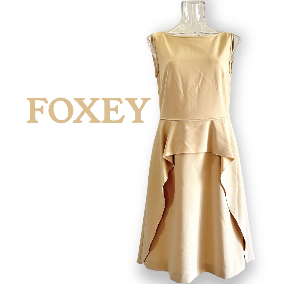 FOXEY NEW YORK(フォクシーニューヨーク)のフォクシーニューヨーク✳︎上品、可憐な ワンピース✳︎サイズ３８✳︎FOXEY レディースのワンピース(ひざ丈ワンピース)の商品写真