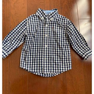 トミーヒルフィガー(TOMMY HILFIGER)の値下げ中　トミーヒルフィガー　12M シャツ　春　チェック柄(シャツ/カットソー)