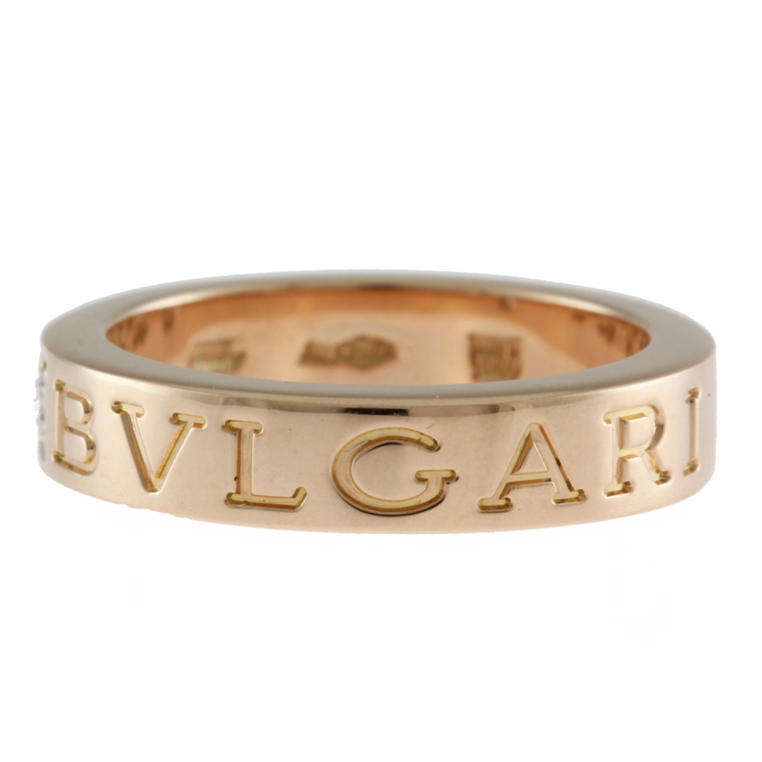 BVLGARI(ブルガリ)のブルガリ ブルガリ ブルガリ リング 指輪 7号 18金 K18ピンクゴールド ダイヤモンド レディース BVLGARI  中古 レディースのアクセサリー(リング(指輪))の商品写真