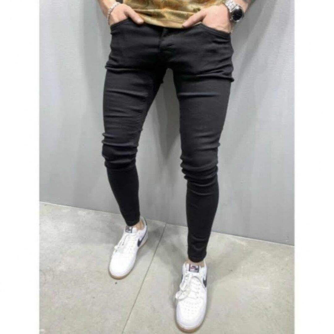 2XL スキニー デニム フィット感 バックスタイル ジーンズ 韓国 オルチャン メンズのパンツ(その他)の商品写真