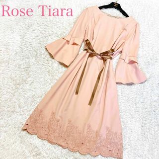 ローズティアラ(Rose Tiara)の新品タグ付 ローズティアラ ロングワンピース 46 3XL 大きいサイズ(ロングワンピース/マキシワンピース)