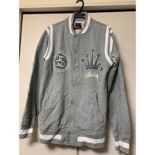 ステューシー(STUSSY)のOLD STUSSY スウェット スタジャン グレー(スタジャン)