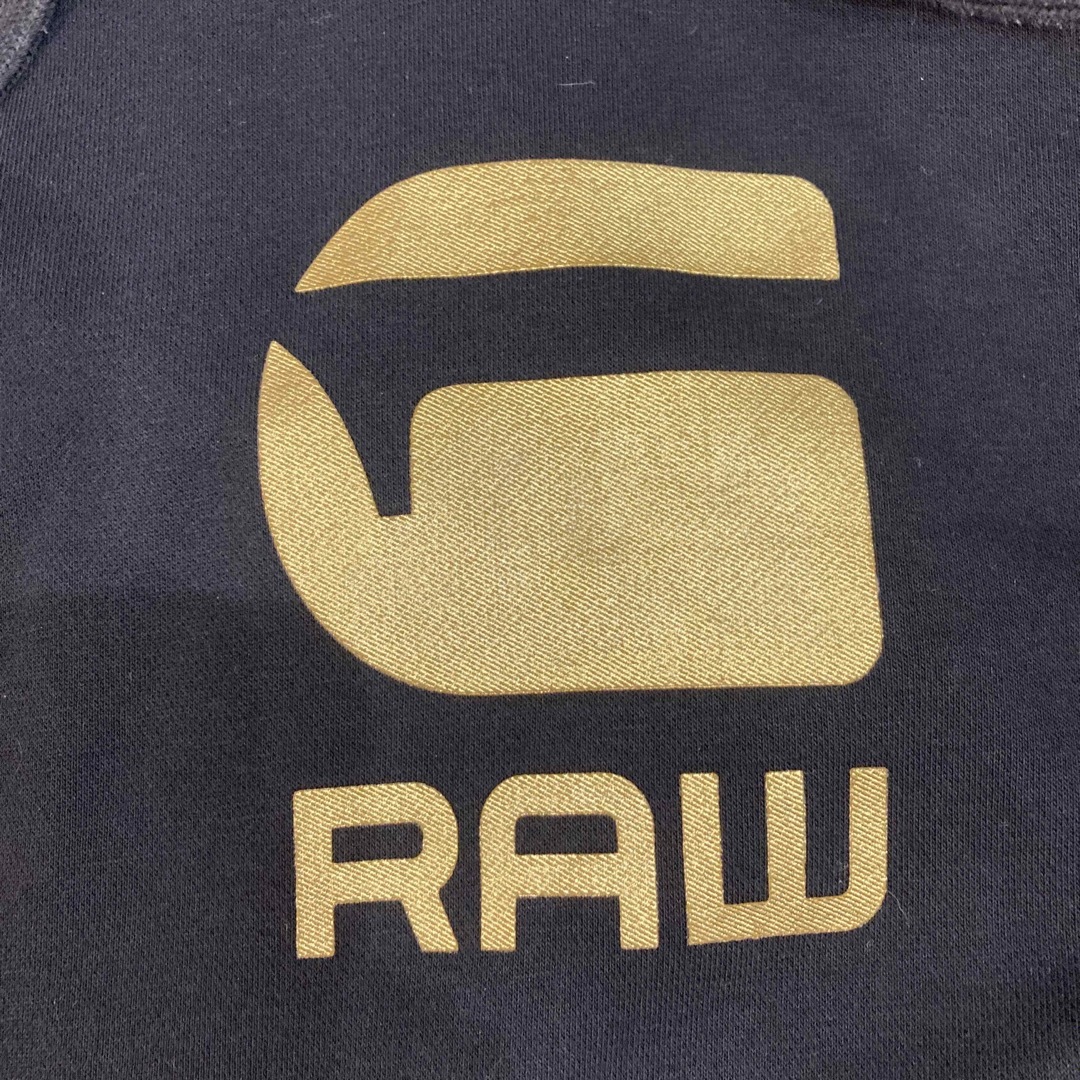 G-STAR RAW(ジースター)のG-STAR RAW ジースターロウ コットン パーカー ゴールドロゴ メンズのトップス(パーカー)の商品写真