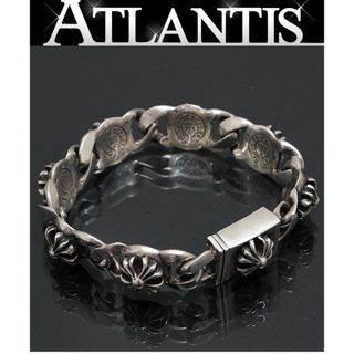 クロムハーツ(Chrome Hearts)のCHROME HEARTS 銀座店 クロムハーツ スモール クロスリンク ブレスレット シルバー SV925 94296(ブレスレット)