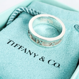 ティファニー(Tiffany & Co.)の美品★ティファニー アトラス シルバー リング 11号 SV925 指輪 刻印(リング(指輪))