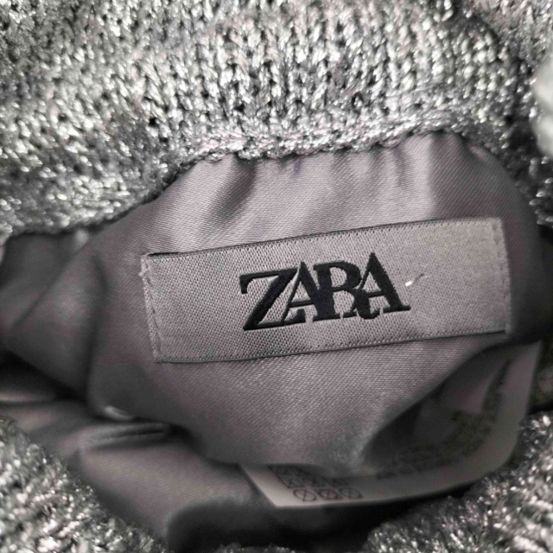ZARA(ザラ)のZARA(ザラ) メタリックスレッド ミニ バケットバッグ レディース バッグ レディースのバッグ(ショルダーバッグ)の商品写真