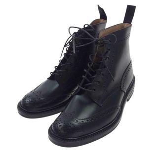 トリッカーズ(Trickers)のTricker's トリッカーズ ブーツ S63419 STOW DAINITE ストウ ダイナイトソール カントリーブーツ ブラック系 8S【極上美品】【中古】(ブーツ)