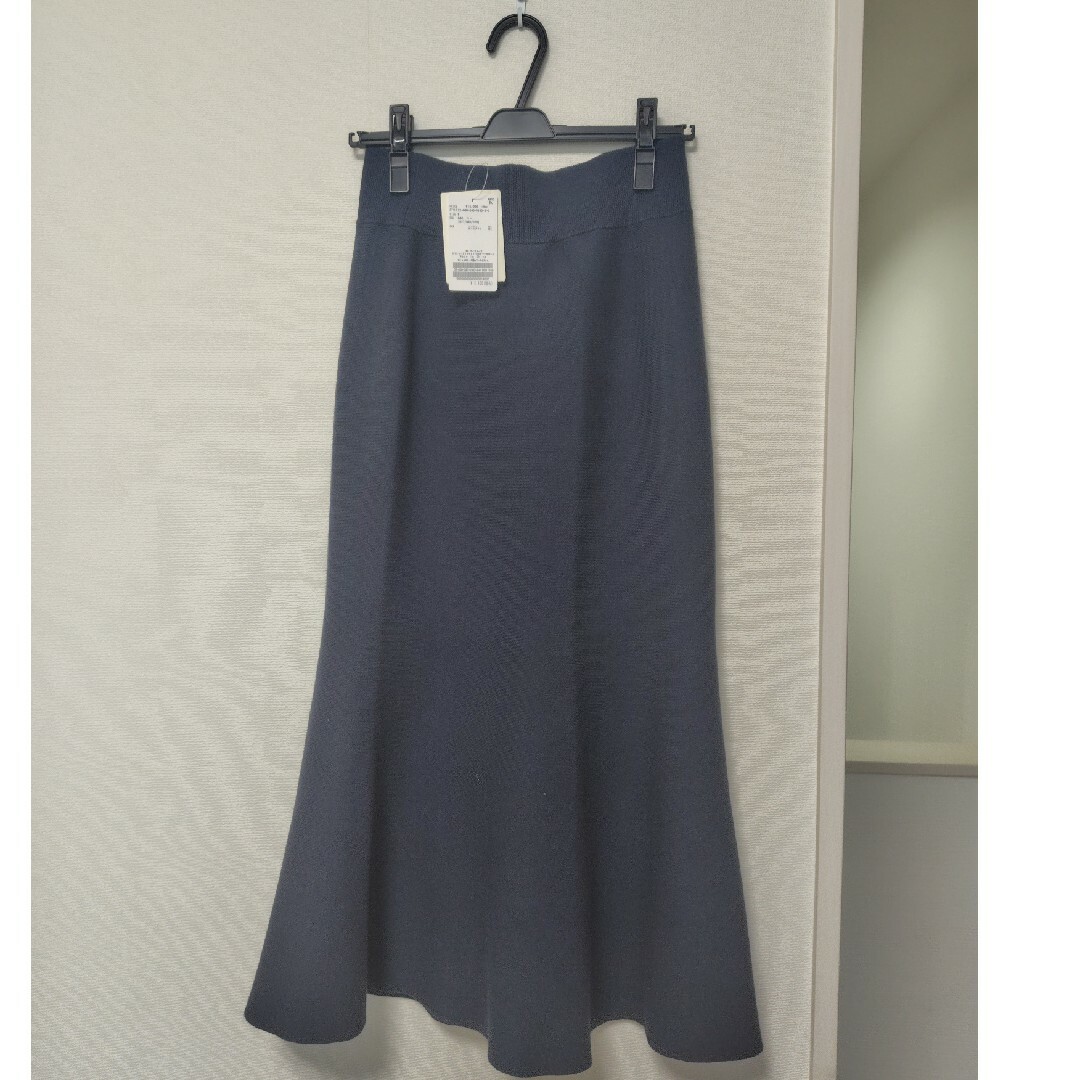 Noble(ノーブル)のMINAスムース編みマーメイドＳＫ レディースのスカート(ロングスカート)の商品写真