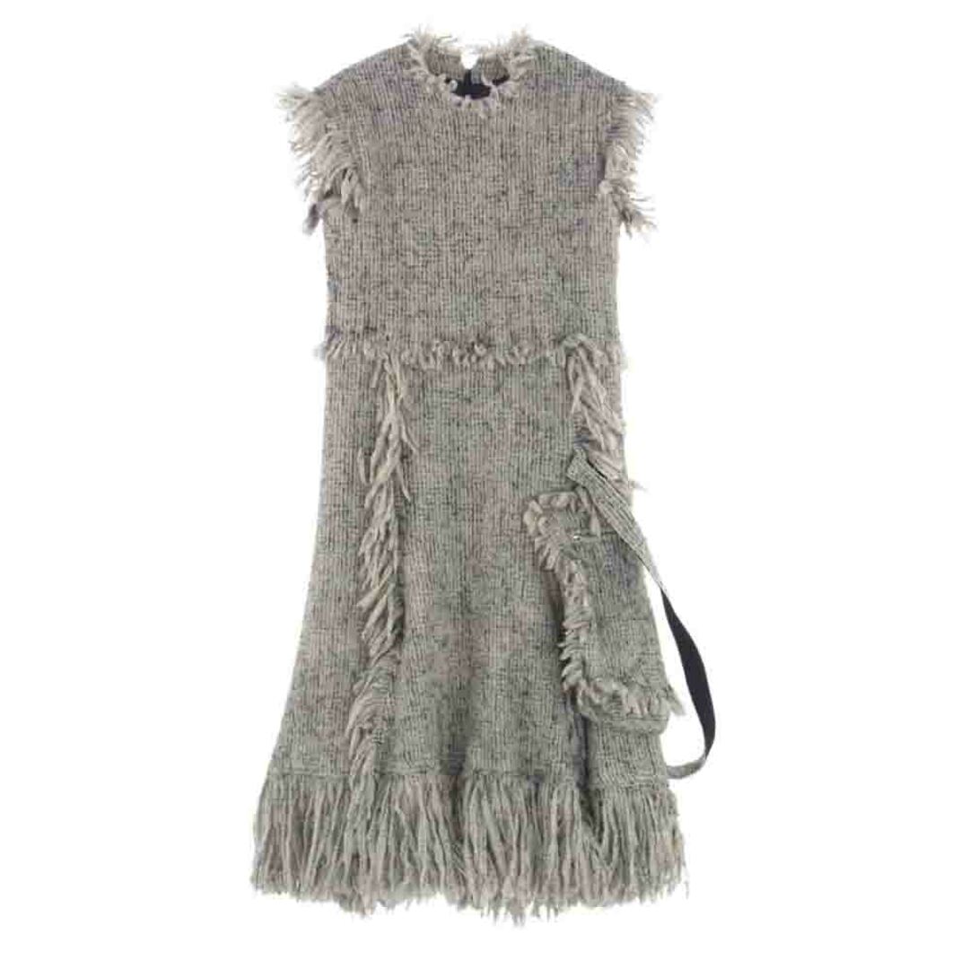 sacai - Sacai サカイ ワンピース 23AW 23-07001 Tweed Dress sacai - Sacai サカイ ワンピース 23AW 23-07001 Tweed Dress