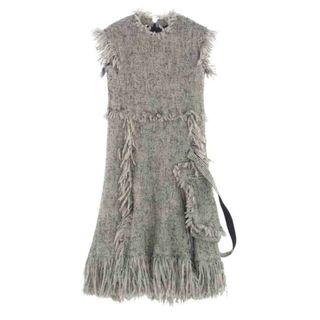 Sacai サカイ ワンピース 23AW 23-07001 Tweed Dress ツイード ドレス ワンピース グレー系 1【中古】