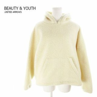 BEAUTY&YOUTH UNITED ARROWS - B&Y フードパーカーオーバーサイズ アイボリー 210630MN4A