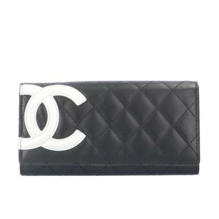 シャネル(CHANEL)のシャネル マトラッセ カンボン 長財布 レザー レディース CHANEL  中古(財布)