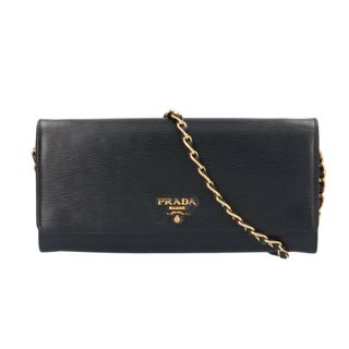 PRADA - プラダ ウォレットチェーン レザー 1MT290 レディース PRADA  中古