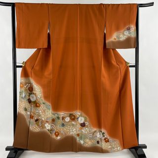 訪問着 身丈161.5cm 裄丈64.5cm 正絹 美品 秀品 【中古】(着物)