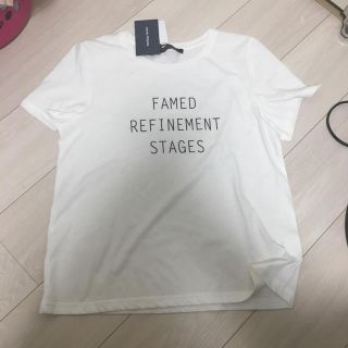 シマムラ(しまむら)の【新品】しまむら白Tシャツロゴ★無印★ジム★(Tシャツ(半袖/袖なし))