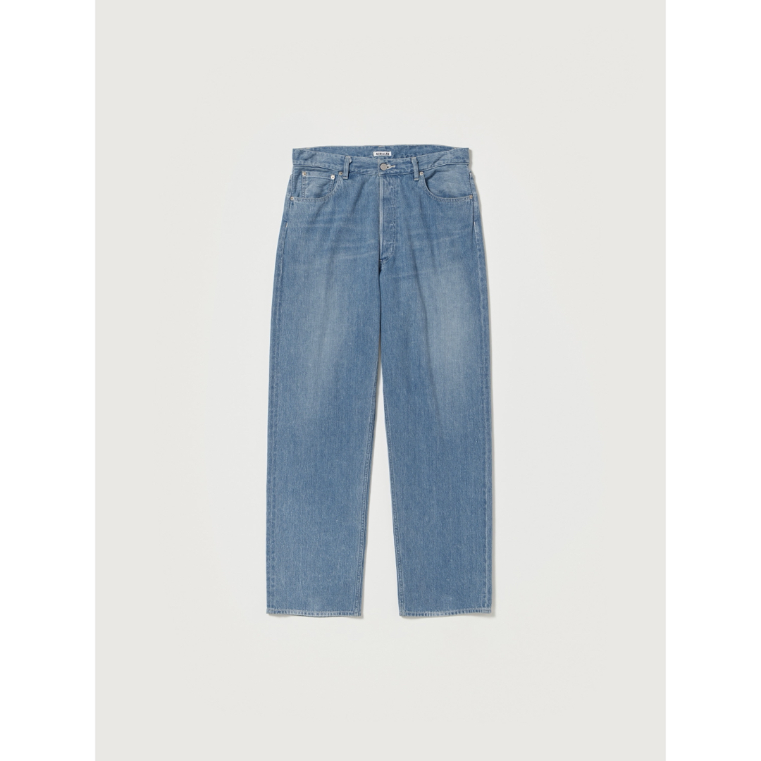 AURALEE - SELVEDGE FADED LIGHT DENIM WIDE PANTSの通販 by AURALEE - SELVEDGE FADED LIGHT DENIM WIDE PANTSの通販 by