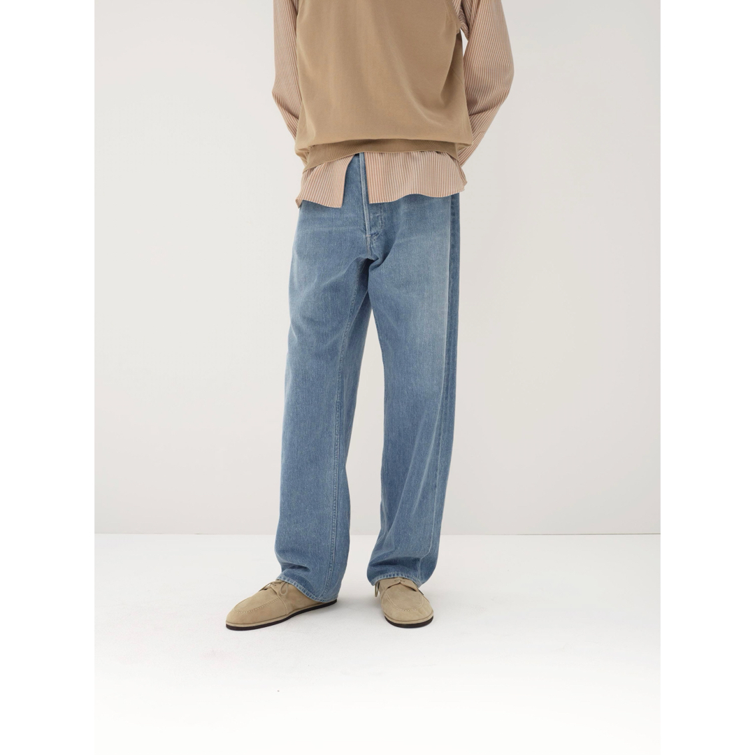 AURALEE - SELVEDGE FADED LIGHT DENIM WIDE PANTSの通販 by AURALEE - SELVEDGE FADED LIGHT DENIM WIDE PANTSの通販 by