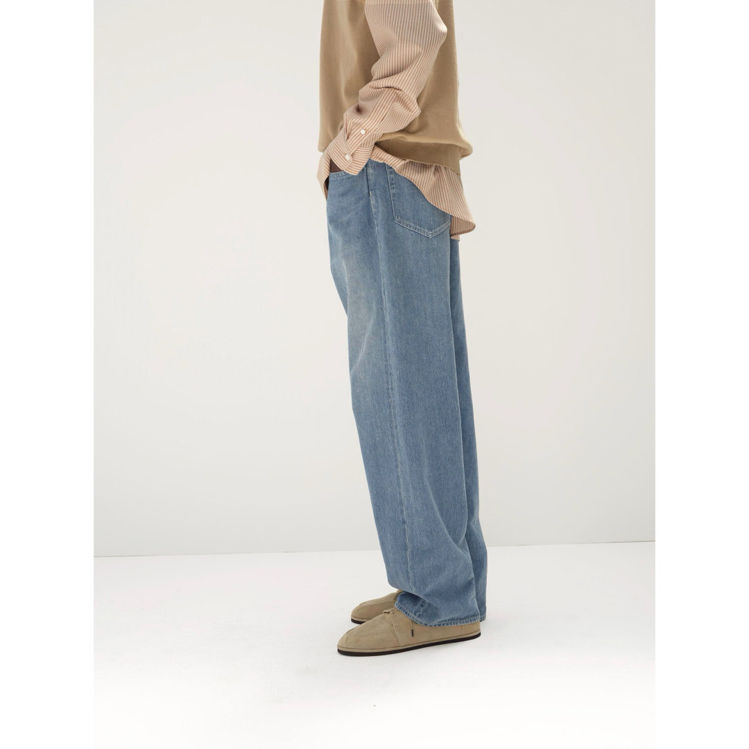 AURALEE - SELVEDGE FADED LIGHT DENIM WIDE PANTSの通販 by AURALEE - SELVEDGE FADED LIGHT DENIM WIDE PANTSの通販 by