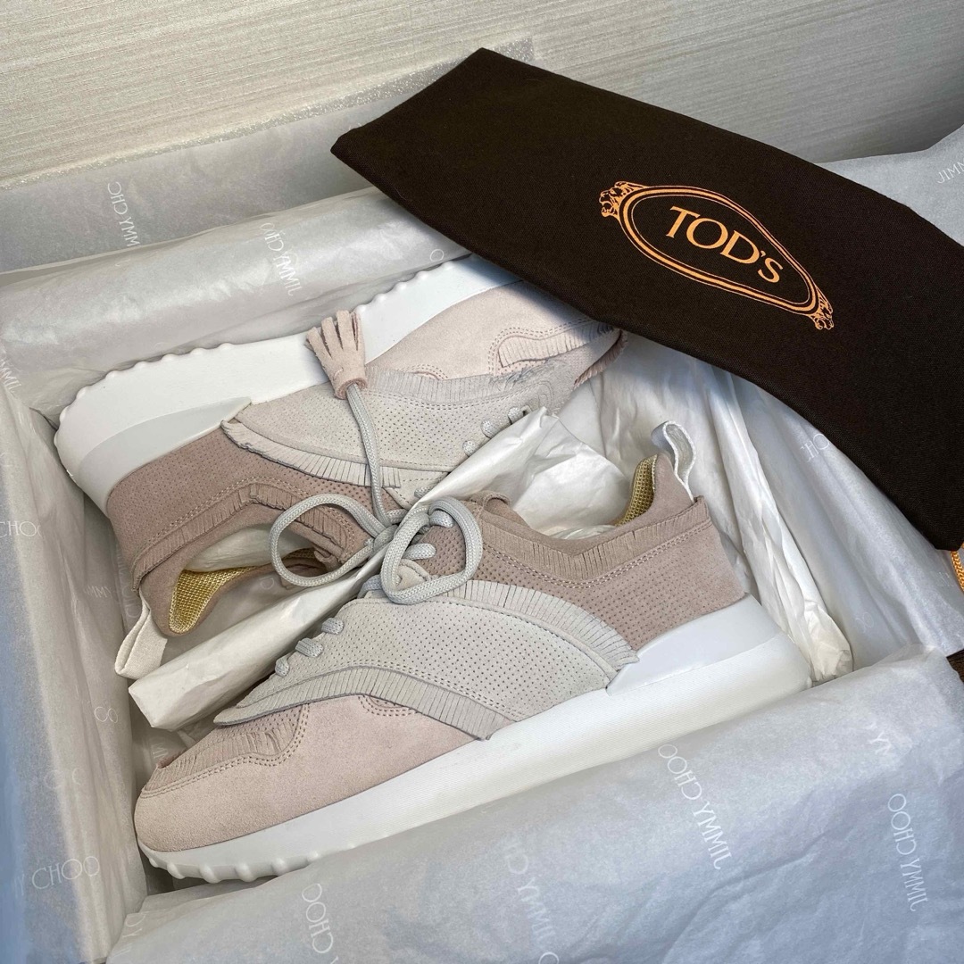 TOD'S - 【新品☆サイズ37】Ciao by TOD'S レザーフリンジ TOD'S - 【新品☆サイズ37】Ciao by TOD'S レザーフリンジ