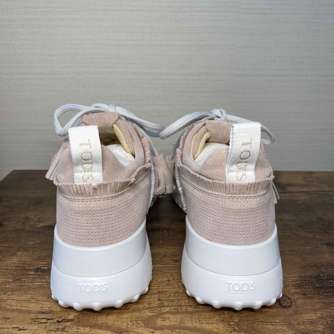 TOD'S - 【新品☆サイズ37】Ciao by TOD'S レザーフリンジ TOD'S - 【新品☆サイズ37】Ciao by TOD'S レザーフリンジ
