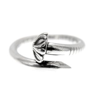 クロムハーツ(Chrome Hearts)のクロムハーツ CHROME HEARTS ■ 【 CROSSBALL NAIL RING 】 クロス ボール ネイル リング 32516(リング(指輪))