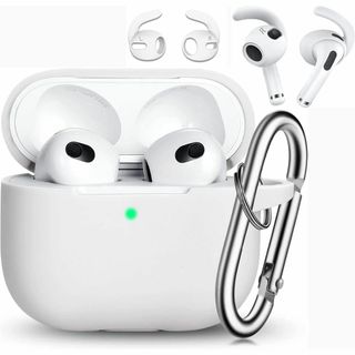 AooCare AirPods 3 ケース イヤーフック付き Apple Air(ノーカラージャケット)