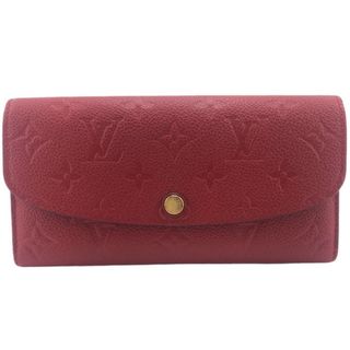 ルイヴィトン(LOUIS VUITTON)のルイヴィトン LOUIS VUITTON 長財布
 モノグラムアンプラント ポルトフォイユエミリー ラウンドファスナー M62478 レッド(財布)