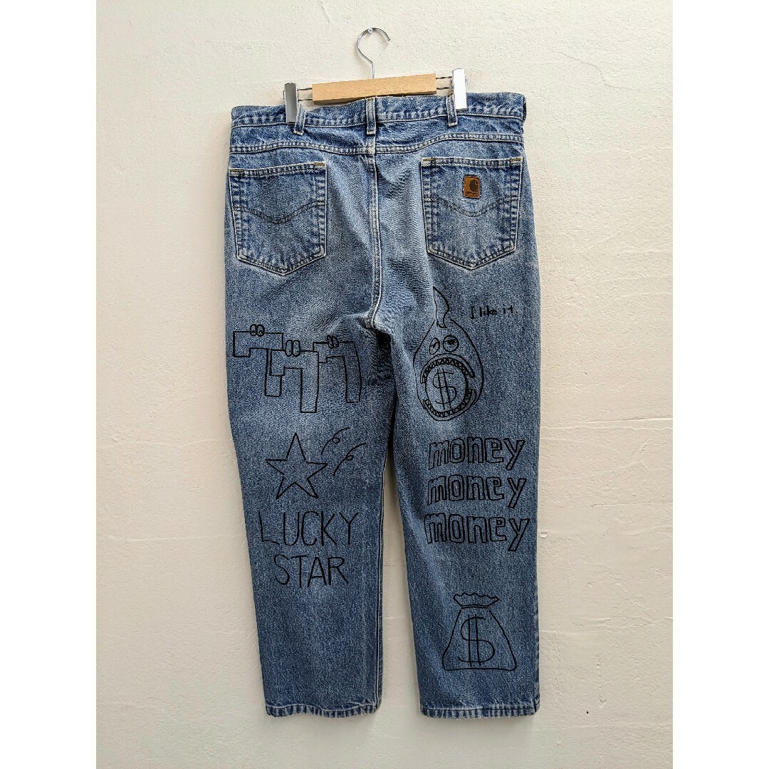 BEAMS(ビームス)のcarhartt painting design denim pants メンズのパンツ(デニム/ジーンズ)の商品写真