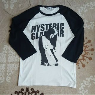 ヒステリックグラマー(HYSTERIC GLAMOUR)の期間限定値下げ　Sサイズ　人気プリント七分丈Tシャツ　ヒステリックグラマー(Tシャツ/カットソー(七分/長袖))