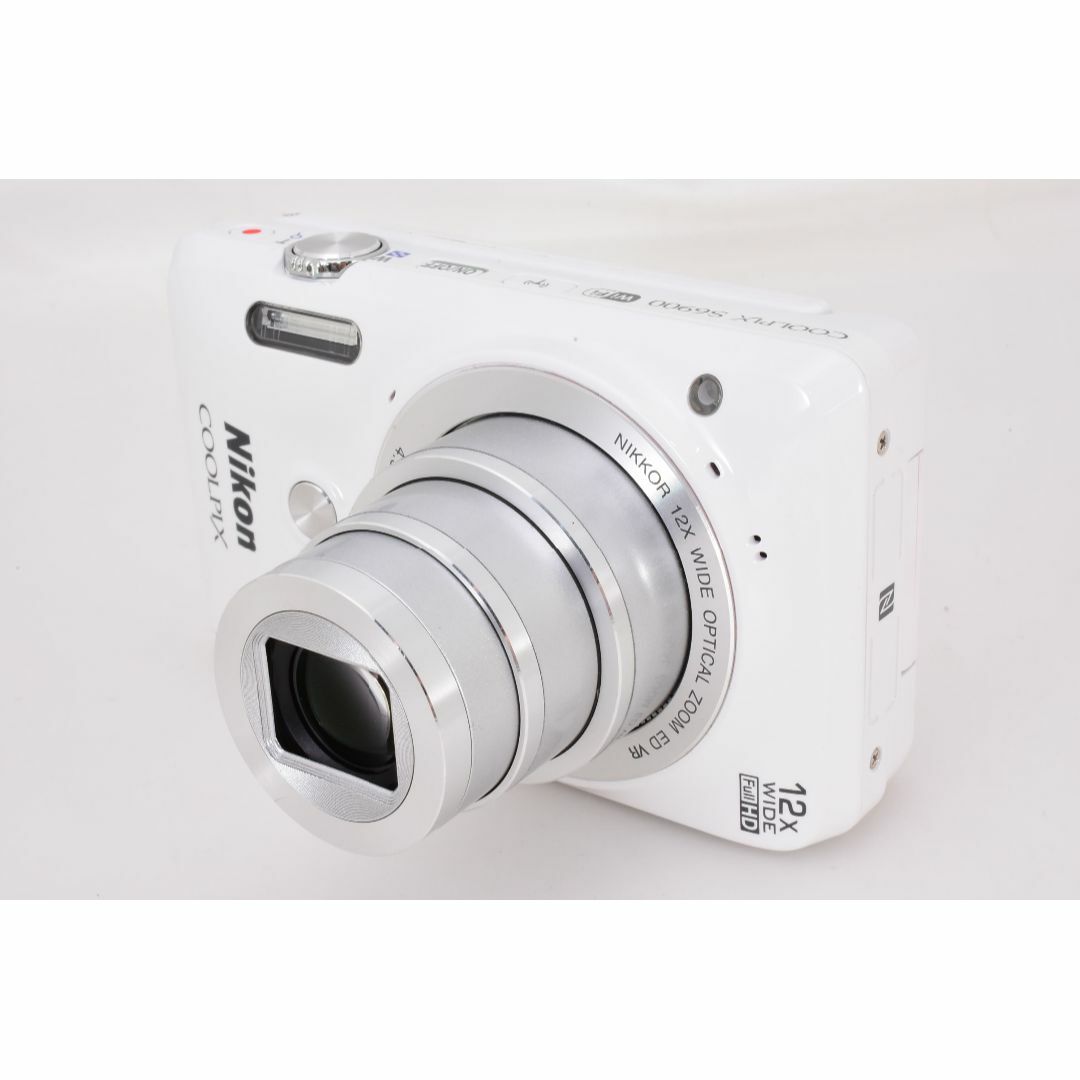 Nikon(ニコン)の【❄Wifi搭載❄】Nikon ニコン COOLPIX S6900 白 超高画質 スマホ/家電/カメラのカメラ(コンパクトデジタルカメラ)の商品写真