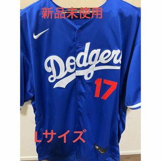 Nike MLB ドジャース　大谷翔平　ユニフォーム　青　 Lサイズ