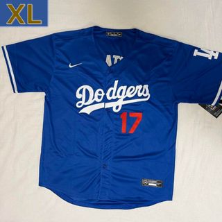 ナイキ(NIKE)の大谷翔平 ドジャース ユニフォーム 野球 MLB Dodgers ブルー(応援グッズ)