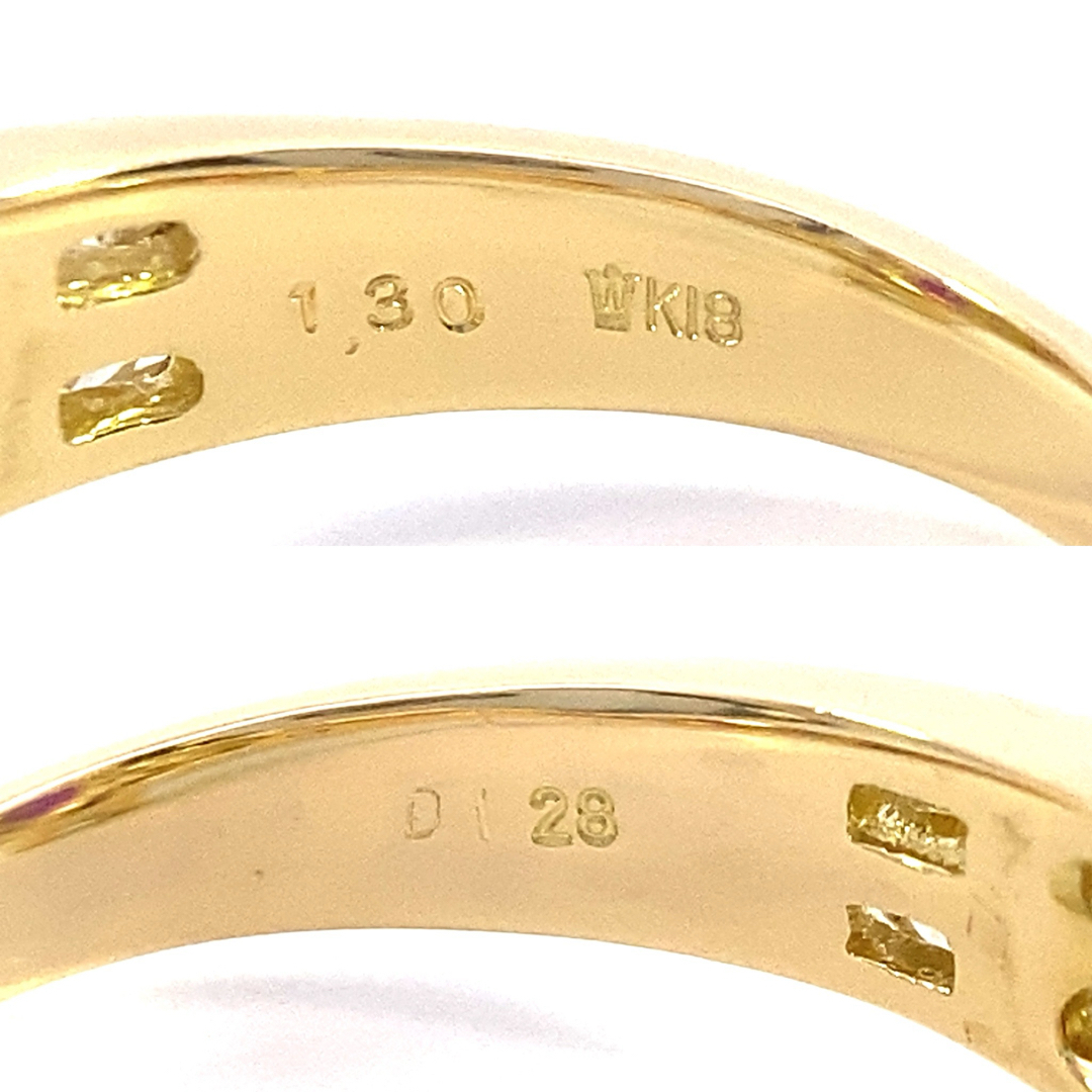 【JB-3739】K18 天然ルビー ダイヤモンド リング レディースのアクセサリー(リング(指輪))の商品写真