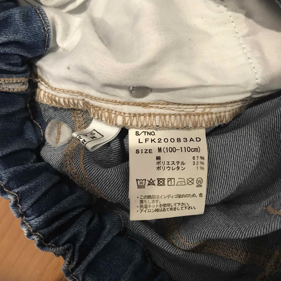 LOWRYS FARM(ローリーズファーム)のローリーズファーム　デニムレギパン　100-110 キッズ/ベビー/マタニティのキッズ服女の子用(90cm~)(パンツ/スパッツ)の商品写真