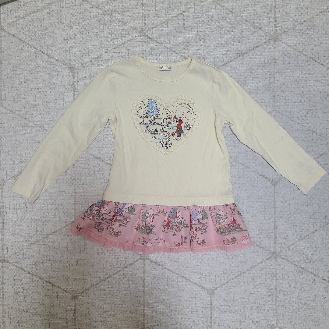 KP(ニットプランナー)のKP ニットプランナー 長袖 トップス 120cm キッズ/ベビー/マタニティのキッズ服女の子用(90cm~)(Tシャツ/カットソー)の商品写真