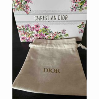 クリスチャンディオール(Christian Dior)のクリスチャンディオール　巾着　保存袋　新品未使用　送料込み(その他)