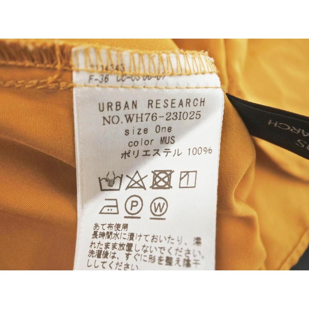 URBAN RESEARCH(アーバンリサーチ)のURBAN RESEARCH アーバンリサーチ items ブラウス シャツ sizeONE/マスタード ■◇ レディース レディースのトップス(シャツ/ブラウス(長袖/七分))の商品写真