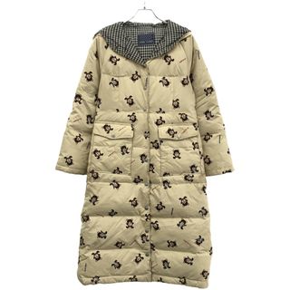 HYSTERIC GLAMOUR ヒステリックグラマー ヒスベア―ナイロンダウンコート ベージュ F