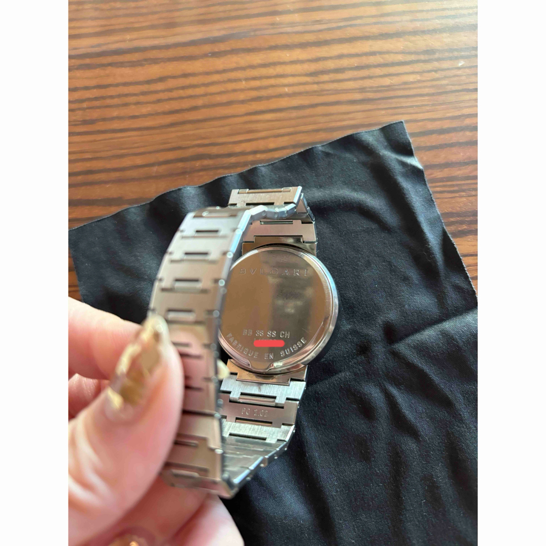 BVLGARI(ブルガリ)のブルガリ時計 クロノグラフ メンズ オート 黒文字盤 BB38SSCH 自動巻き メンズの時計(腕時計(アナログ))の商品写真