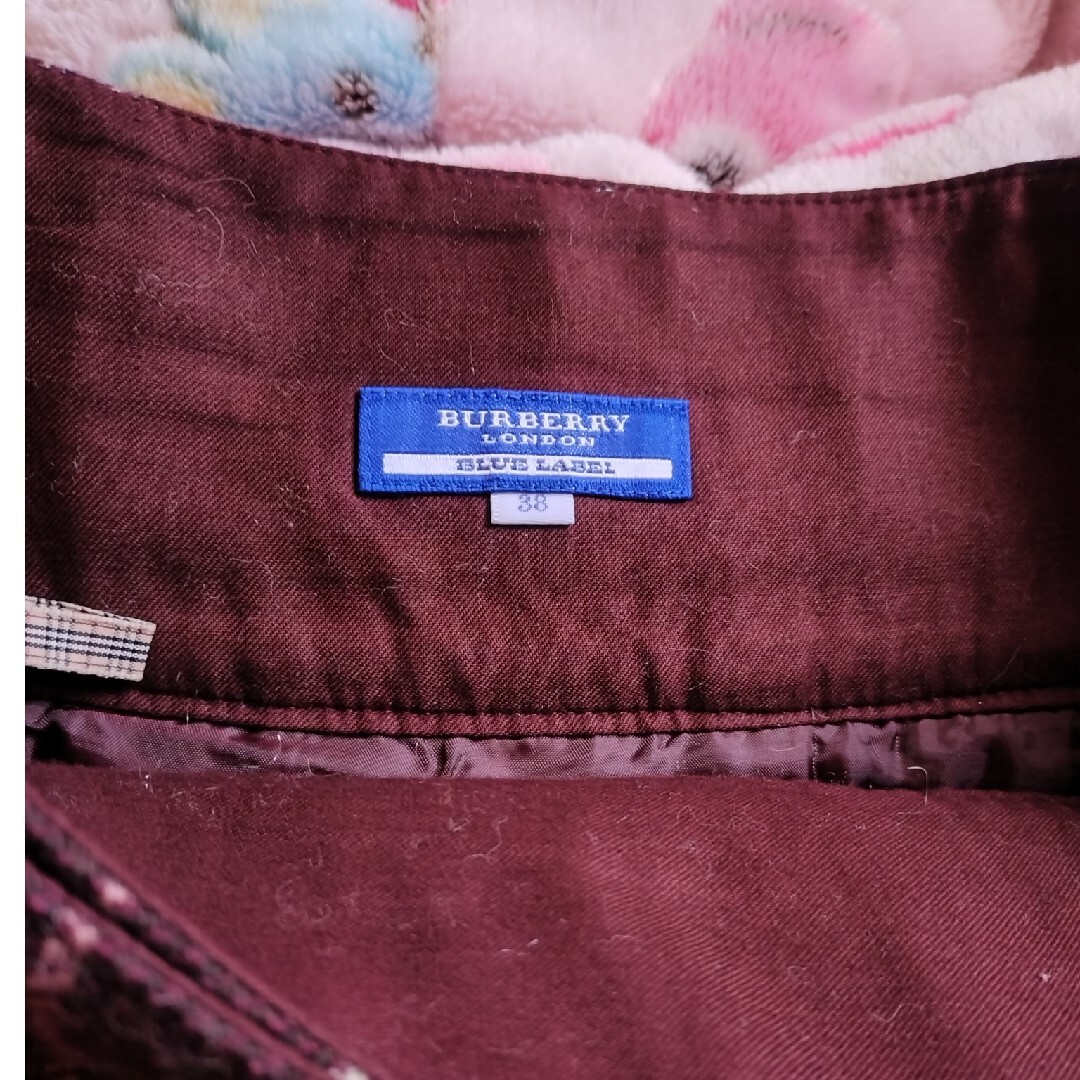 BURBERRY BLUE LABEL(バーバリーブルーレーベル)のバーバリーブルーレーベルスカート＆半袖ニット２枚 レディースのスカート(ひざ丈スカート)の商品写真