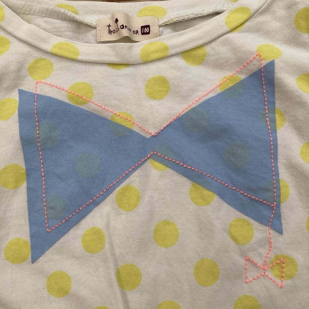 trois lapins(トロワラパン)の女の子100セット キッズ/ベビー/マタニティのキッズ服女の子用(90cm~)(Tシャツ/カットソー)の商品写真