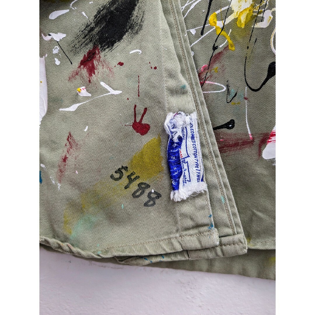 BEAMS(ビームス)のPool's SWETPRUF PAINTING MILITARY JACKET メンズのジャケット/アウター(ミリタリージャケット)の商品写真