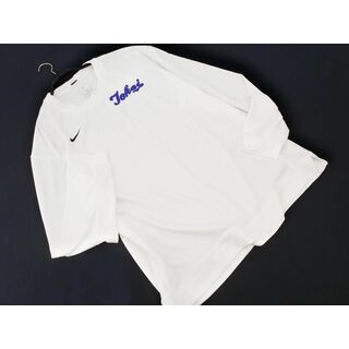 ナイキ(NIKE)のNIKE ナイキ Tokai プリント 長袖 カットソー sizeXL/白 ■◇ メンズ(Tシャツ/カットソー(七分/長袖))