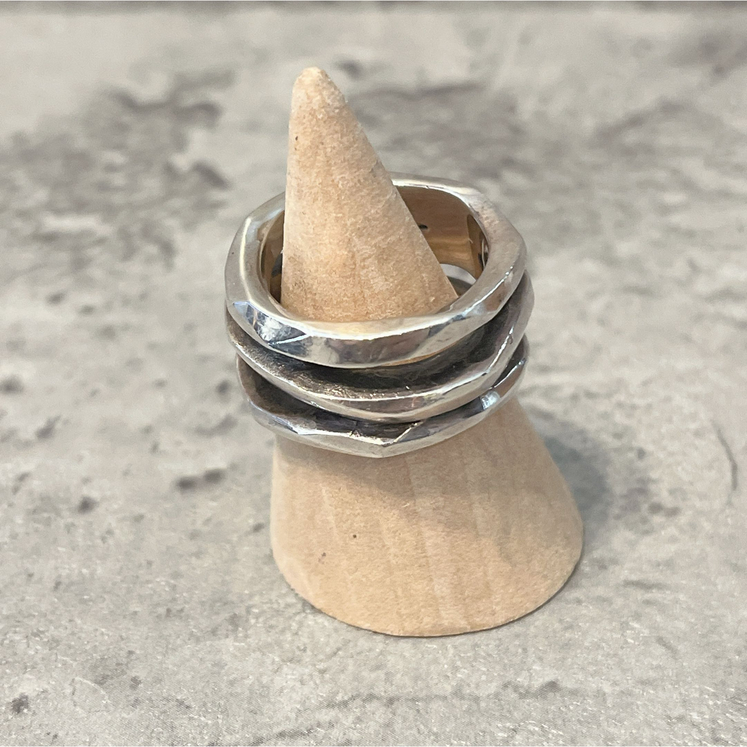 GARNI(ガルニ)の希少 美品 GARNI Narrow Ring ガルニ ナロー リング 19号 メンズのアクセサリー(リング(指輪))の商品写真