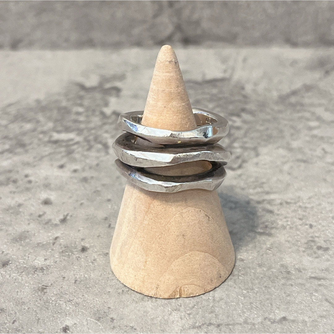 GARNI(ガルニ)の希少 美品 GARNI Narrow Ring ガルニ ナロー リング 19号 メンズのアクセサリー(リング(指輪))の商品写真