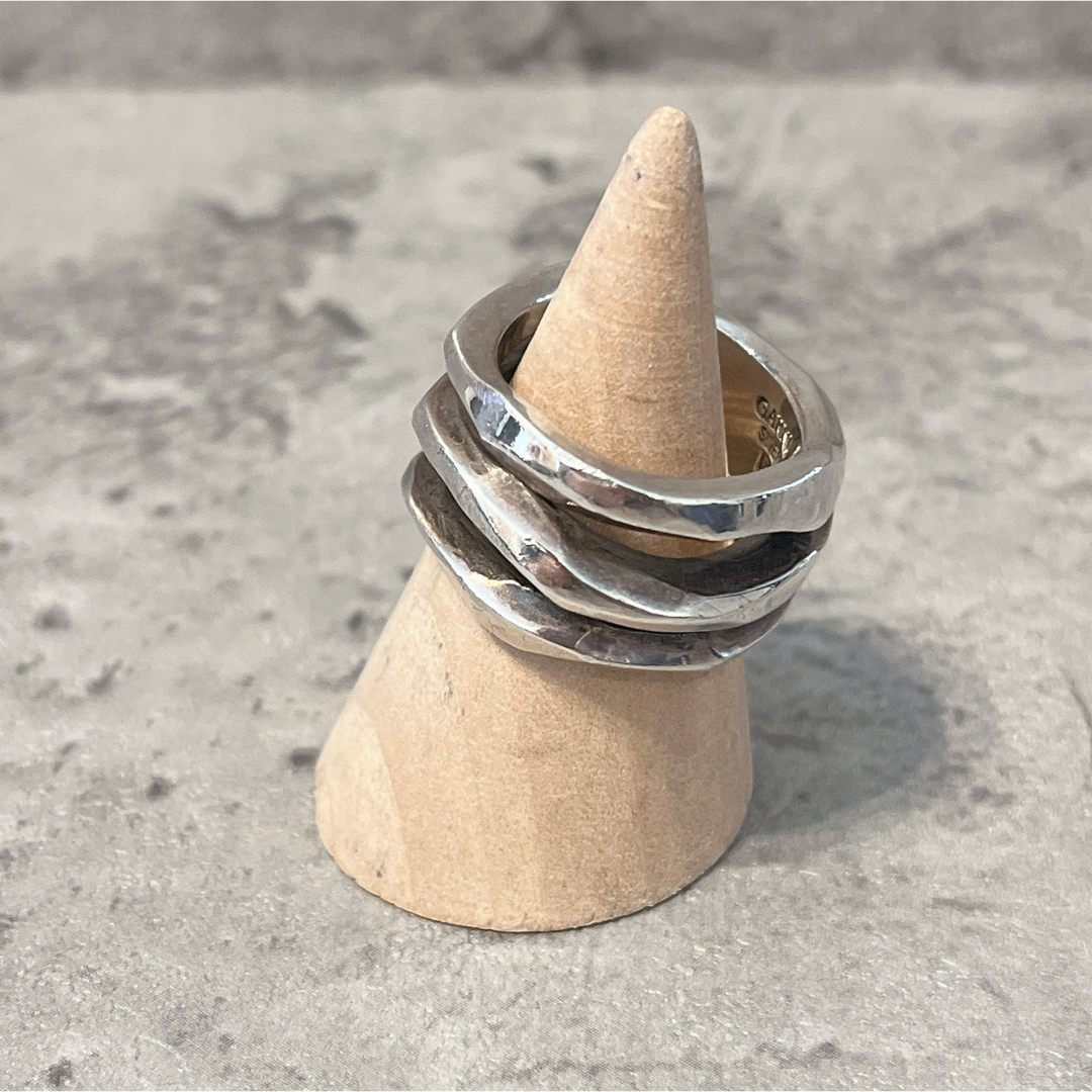 GARNI(ガルニ)の希少 美品 GARNI Narrow Ring ガルニ ナロー リング 19号 メンズのアクセサリー(リング(指輪))の商品写真